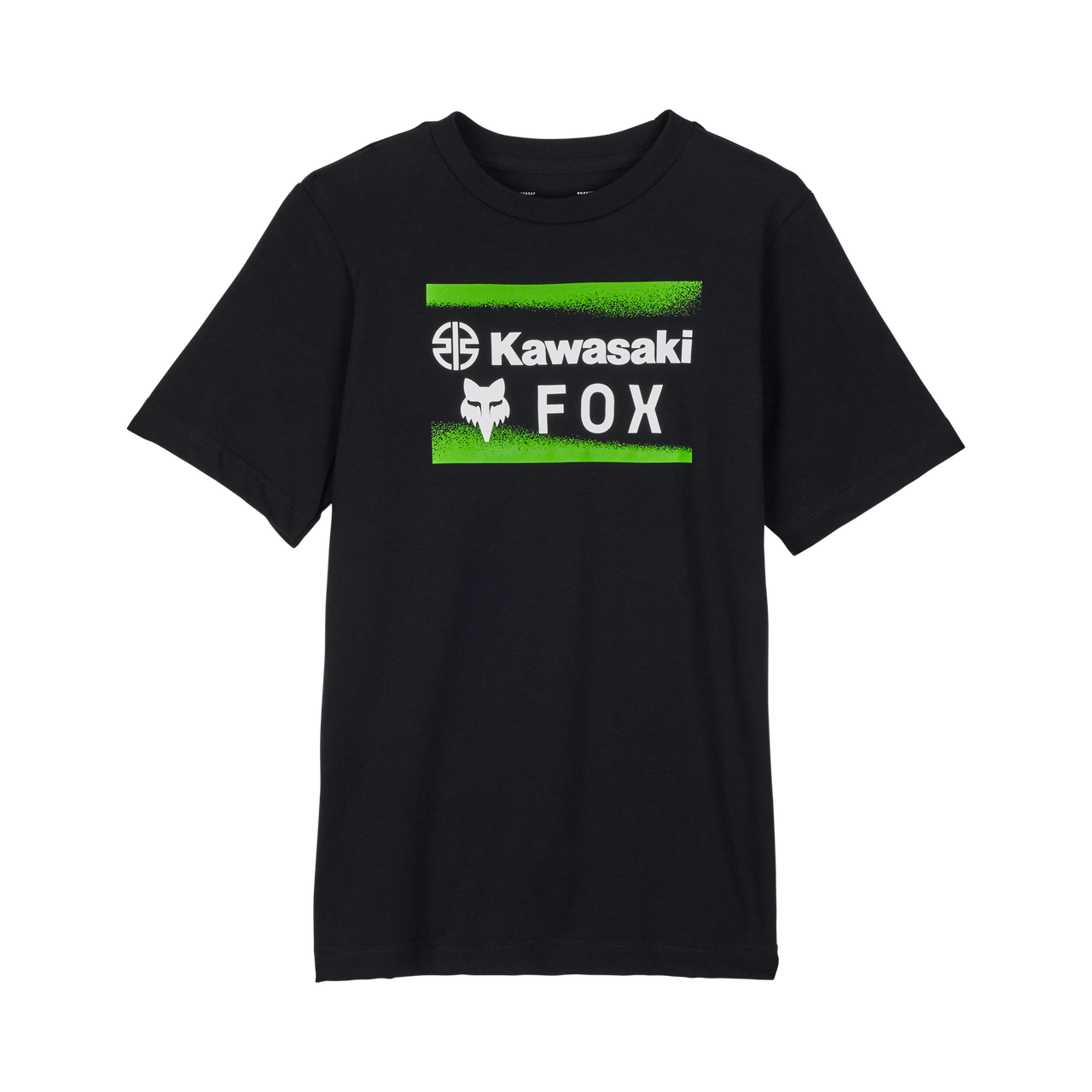 Fox Apparel Youth Small Fox X Kawasaki Tee Youth 32301-001-YS 191972879982 Jorgensen Powersports