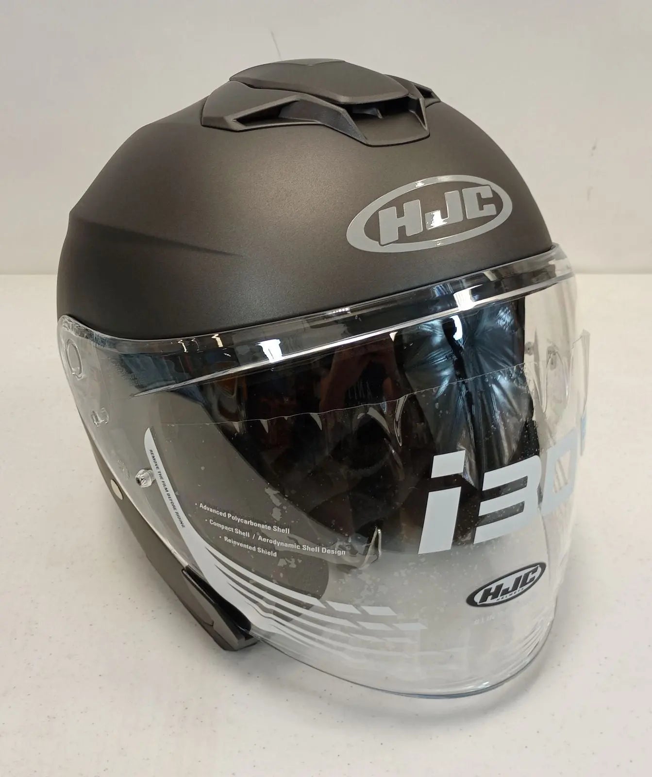 HJC Apparel HJC i30 Helmet (Semi-Flat Titanium, Large) Defect 0837-0147-06 U Jorgensen Powersports