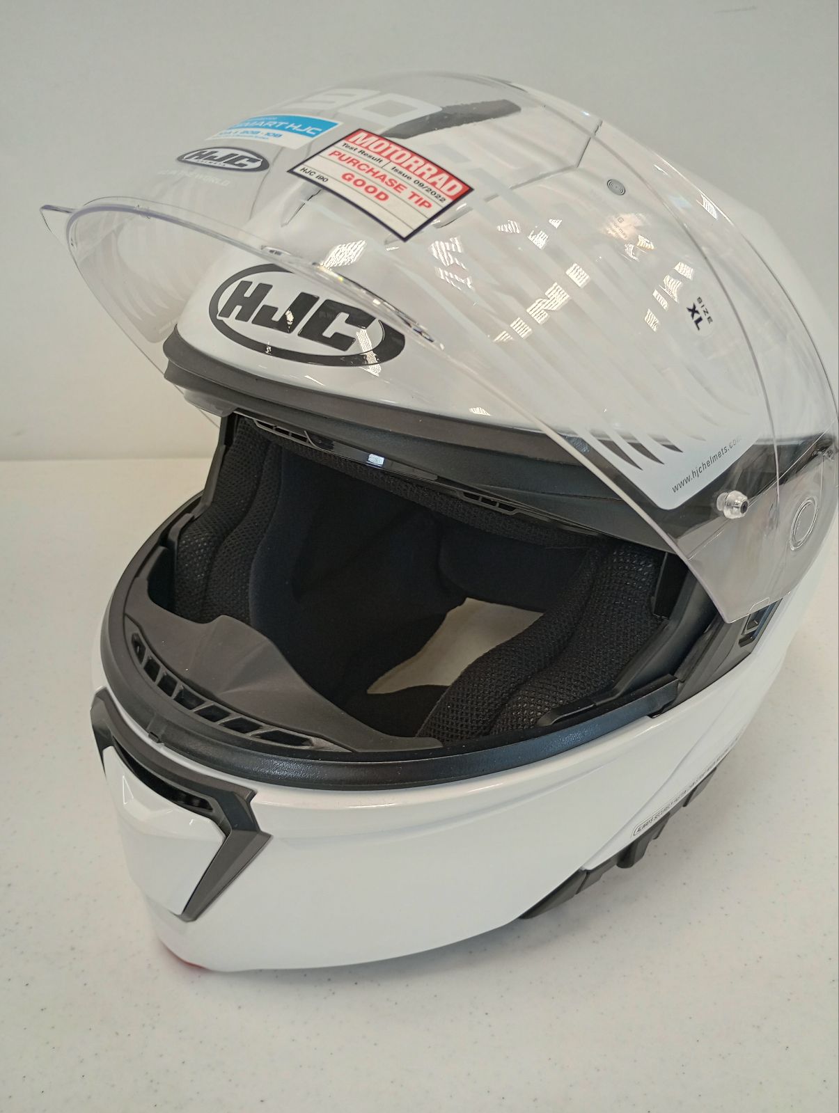 HJC Apparel HJC i90 Street Helmet (White, X-Large) USED 0843-0109-07 U1 Jorgensen Powersports
