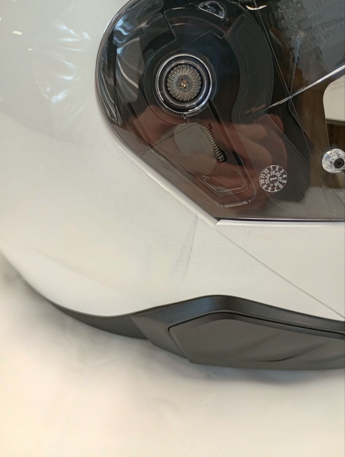 HJC Apparel HJC i91 Modular Helmet (Large, White) USED 0848-0109-06 U B09385MLW3 Jorgensen Powersports