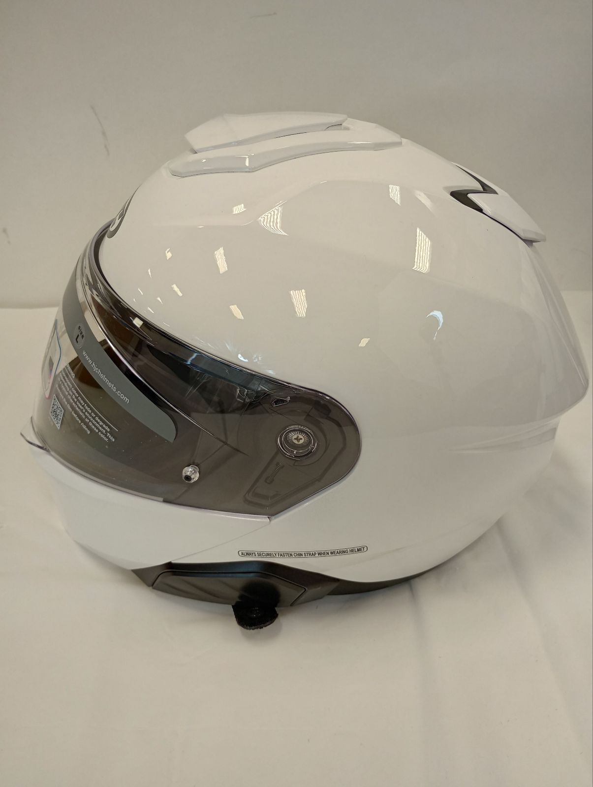 HJC Apparel HJC i91 Modular Helmet (Large, White) USED 0848-0109-06 U B09385MLW3 Jorgensen Powersports