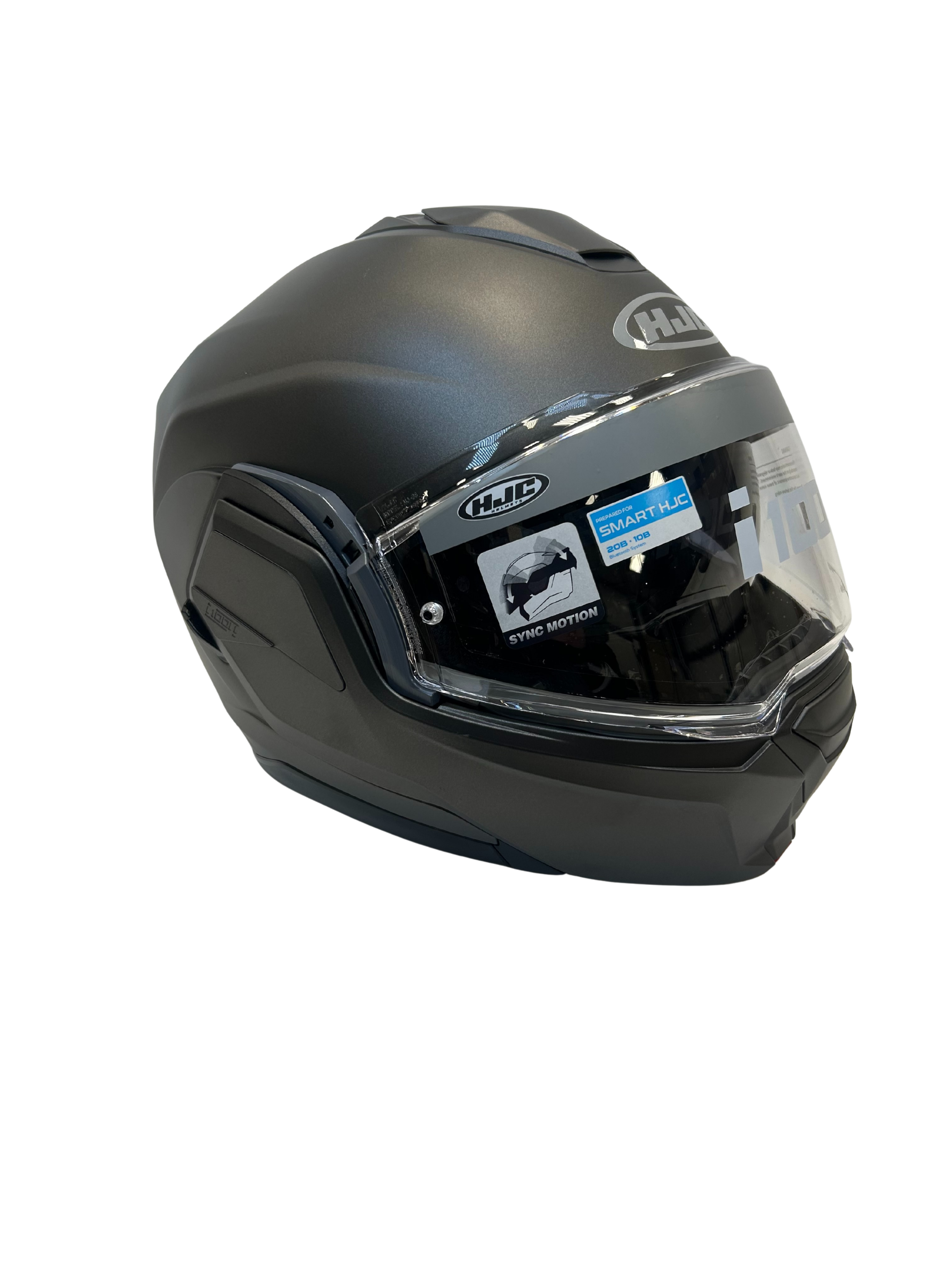 HJC helmet HJC i100 Helmet Flat Titanium Size Medium USED 0811-0147-05 U Jorgensen Powersports