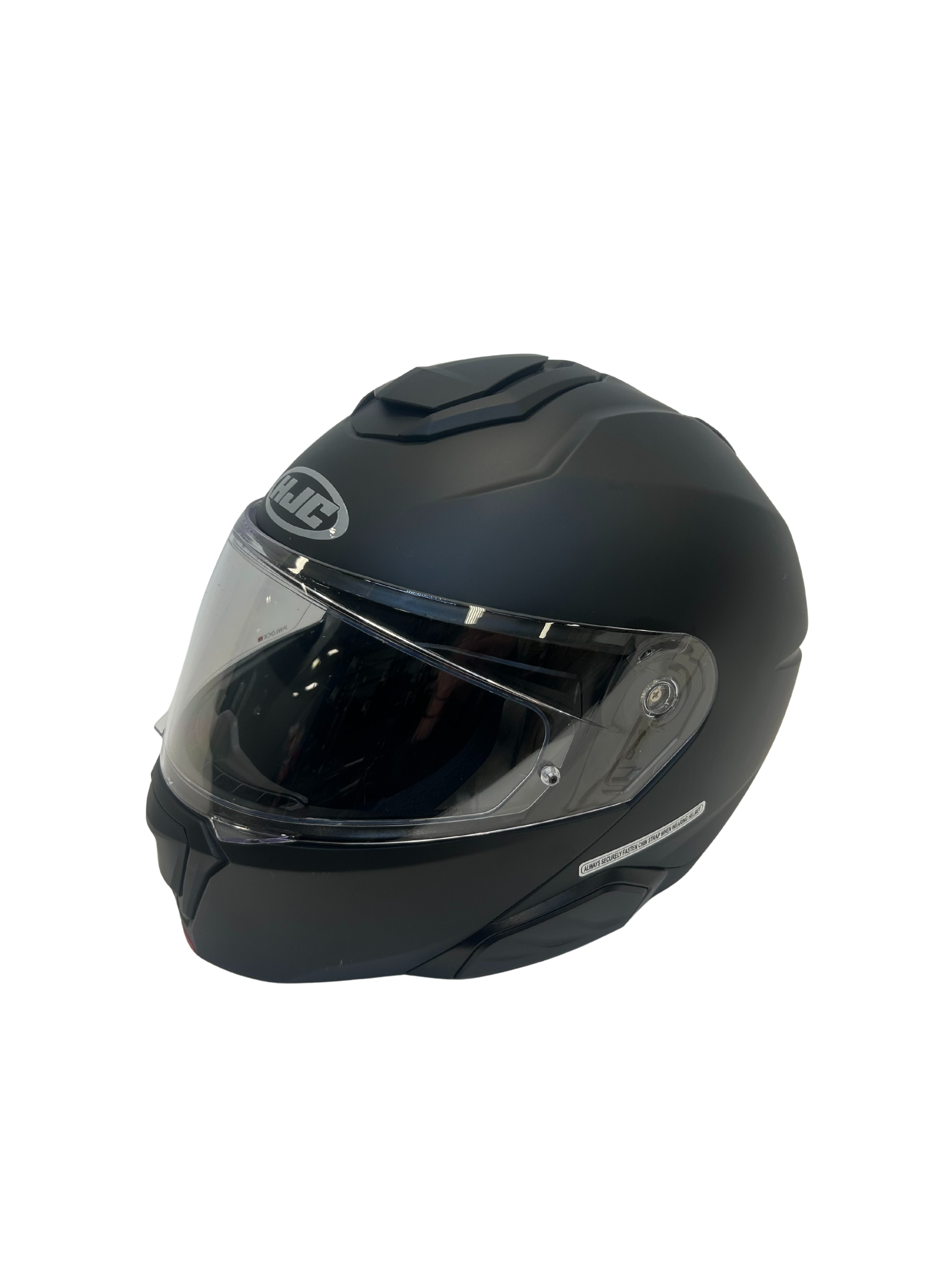 HJC helmet HJC i91 Modular Street Motorcycle Helmet Matte Black Size XL USED 0848-0135-07 U Jorgensen Powersports