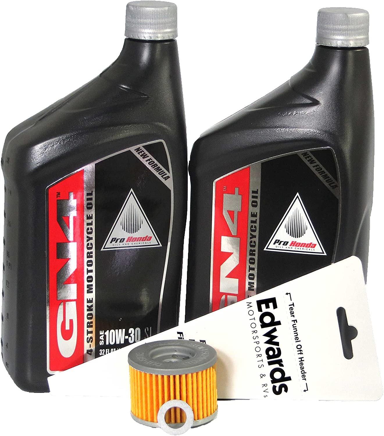 Honda Automotive Parts and Accessories Honda CBR300R Oil Change Kit Hon-201 053722709706 Jorgensen Powersports