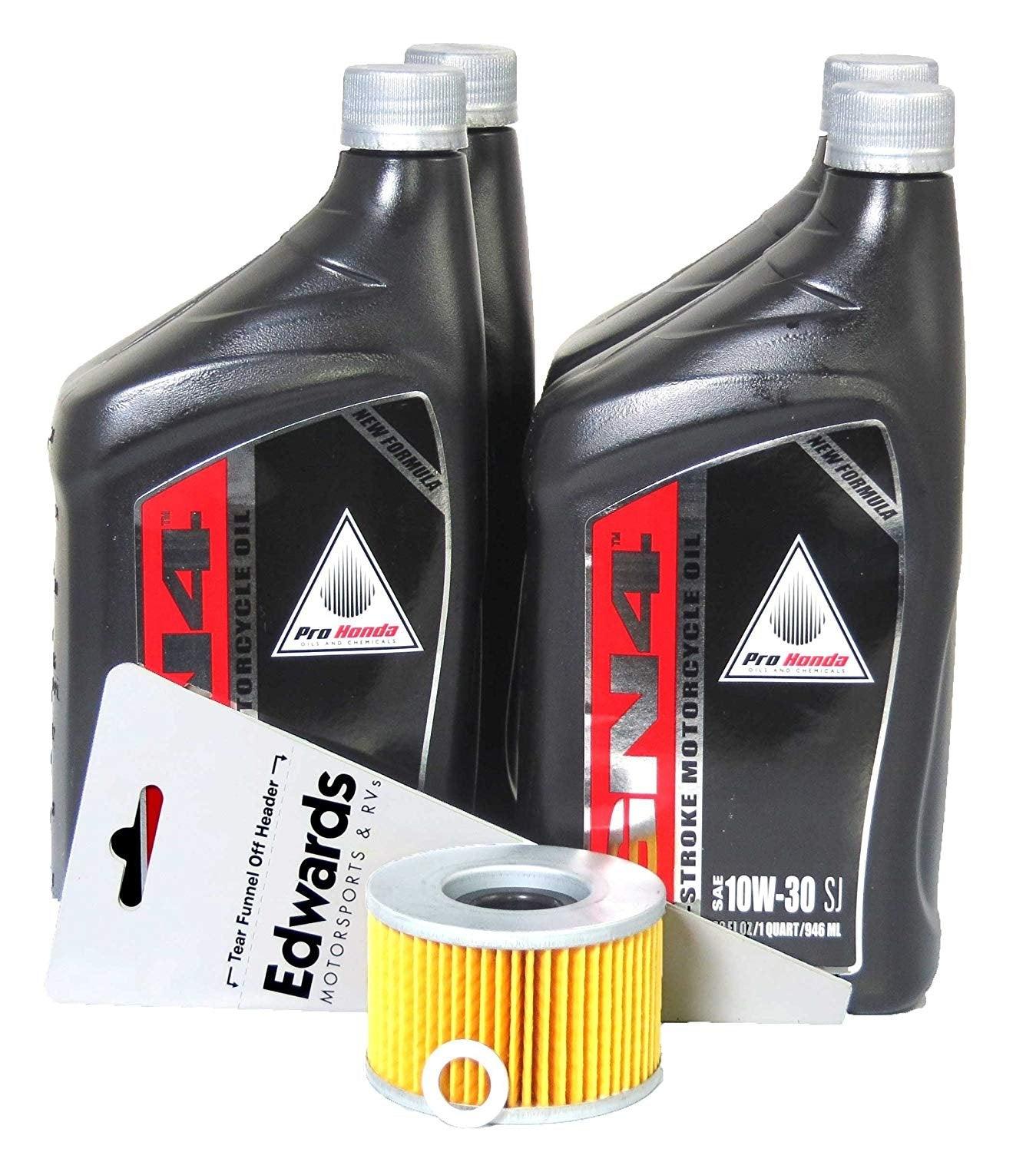 Honda Automotive Parts and Accessories Honda Pioneer 700 Oil Change Kit - 4 Quarts Hon-403 053722709591 Jorgensen Powersports