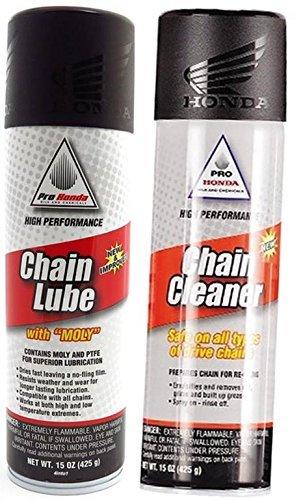 Honda Automotive Parts and Accessories Honda Pro Chain Lube and Chain Cleaner Set Hon-Chain Jorgensen Powersports