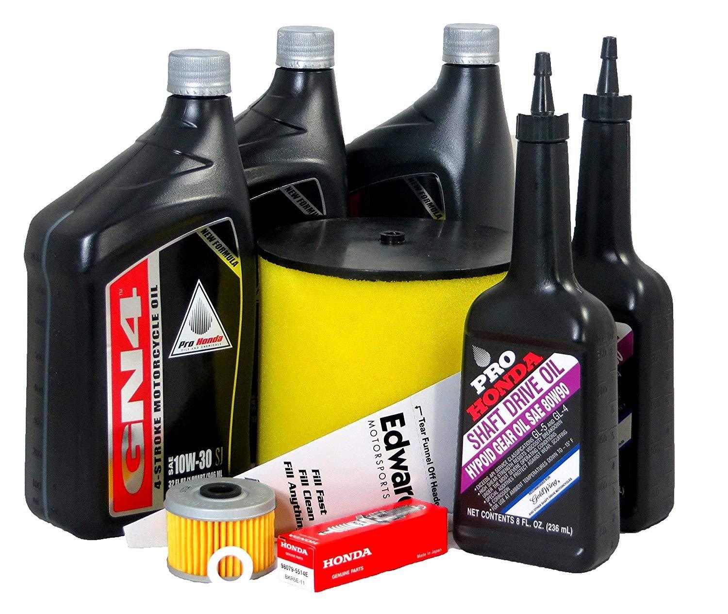 Honda Automotive Parts and Accessories Honda TRX420 Full Service Maintenance Kit Hon-309 053722710184 Jorgensen Powersports