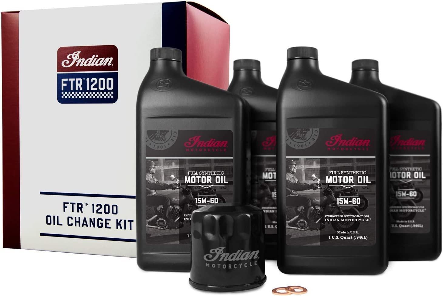Indian Motorcycle Automotive Parts and Accessories Indian Motorcycle Oil Change Kit 15w/60 - 4 Quarts 2884182 Jorgensen Powersports
