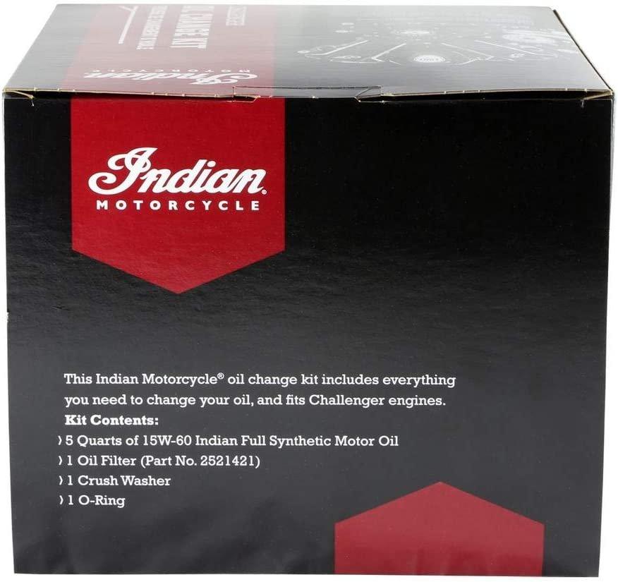 Indian Motorcycle Automotive Parts and Accessories Indian Motorcycles PowerPlus Oil Change Kit 15w/60 - 5 Quarts 2884171 Jorgensen Powersports