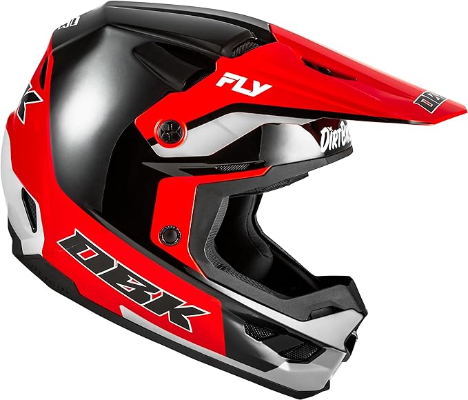 Jorgensen Powersports Red / Small FLY Racing 2026 Kinetic DBK MX Helmet 73-8678S 191361536847 Jorgensen Powersports