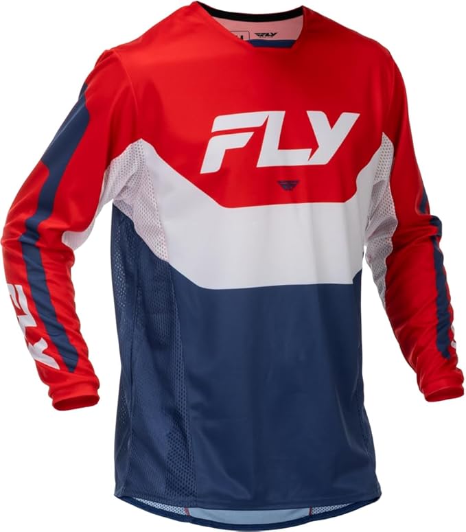 Jorgensen Powersports Red/white/Blue / Small Fly Racing 2026 Kinetic Jersey 379-422S 191361515422 Jorgensen Powersports