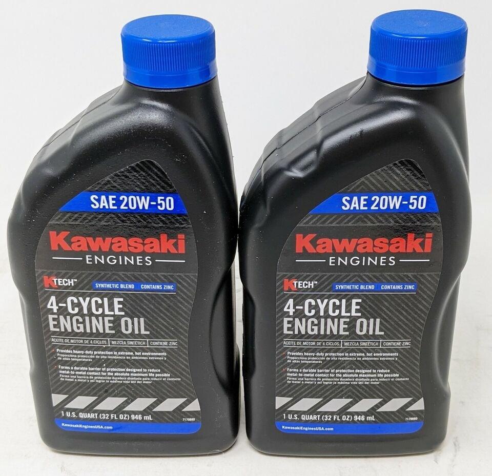 Kawasaki Automotive Parts and Accessories Kawasaki 4-Cycle Oil 20w/40 - 1 Quart 2-Pack 99969-6298 X2 Jorgensen Powersports