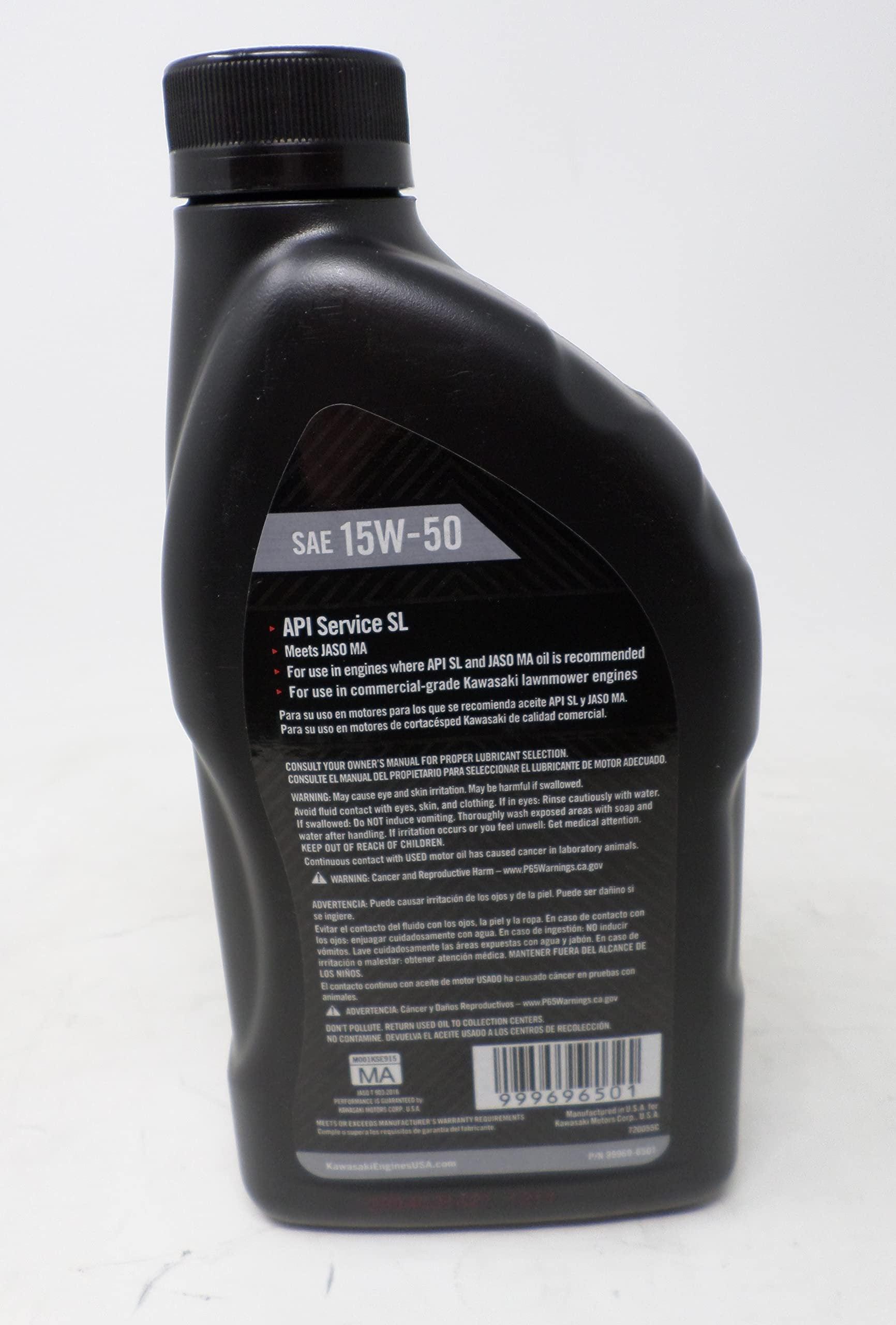 Kawasaki Automotive Parts and Accessories Kawasaki K-Tech Full Synthetic Oil 15w/50 - 1 Quart 99969-6501 M Jorgensen Powersports