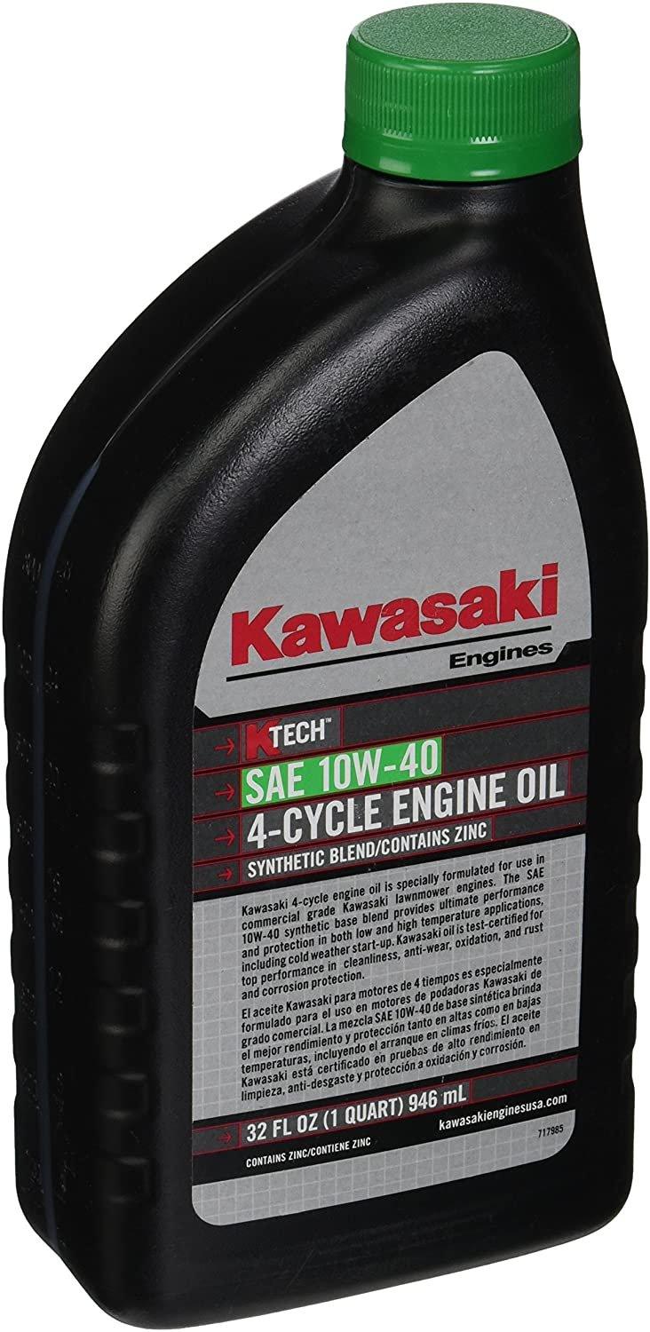 Kawasaki Automotive Parts and Accessories Kawasaki K-Tech Synthetic Blend Oil 10w/40 - 1 Quart 99969-6296 Jorgensen Powersports