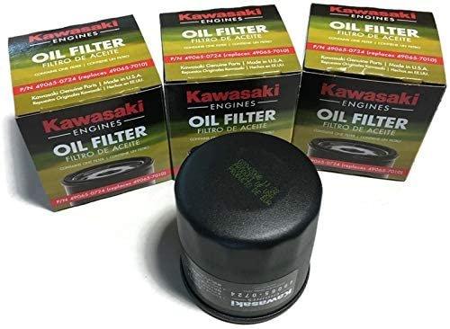 Kawasaki Automotive Parts and Accessories Kawasaki Oil Filter 3-Pack 49065-0724 X3 Jorgensen Powersports