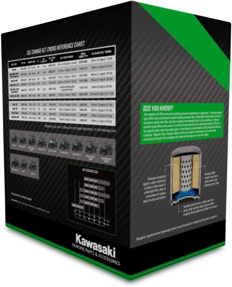 Kawasaki Automotive Parts and Accessories Kawasaki Semi-Synthetic Oil Change Kit 10w/40 99969-3840 Jorgensen Powersports