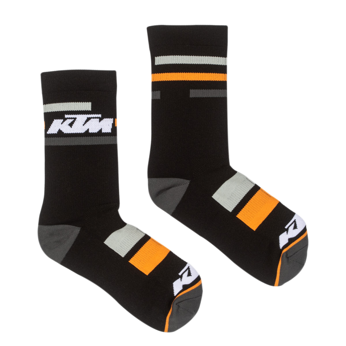 KTM Apparel Black KTM INTAKE CREW SOCKS 3PW250052900 Jorgensen Powersports