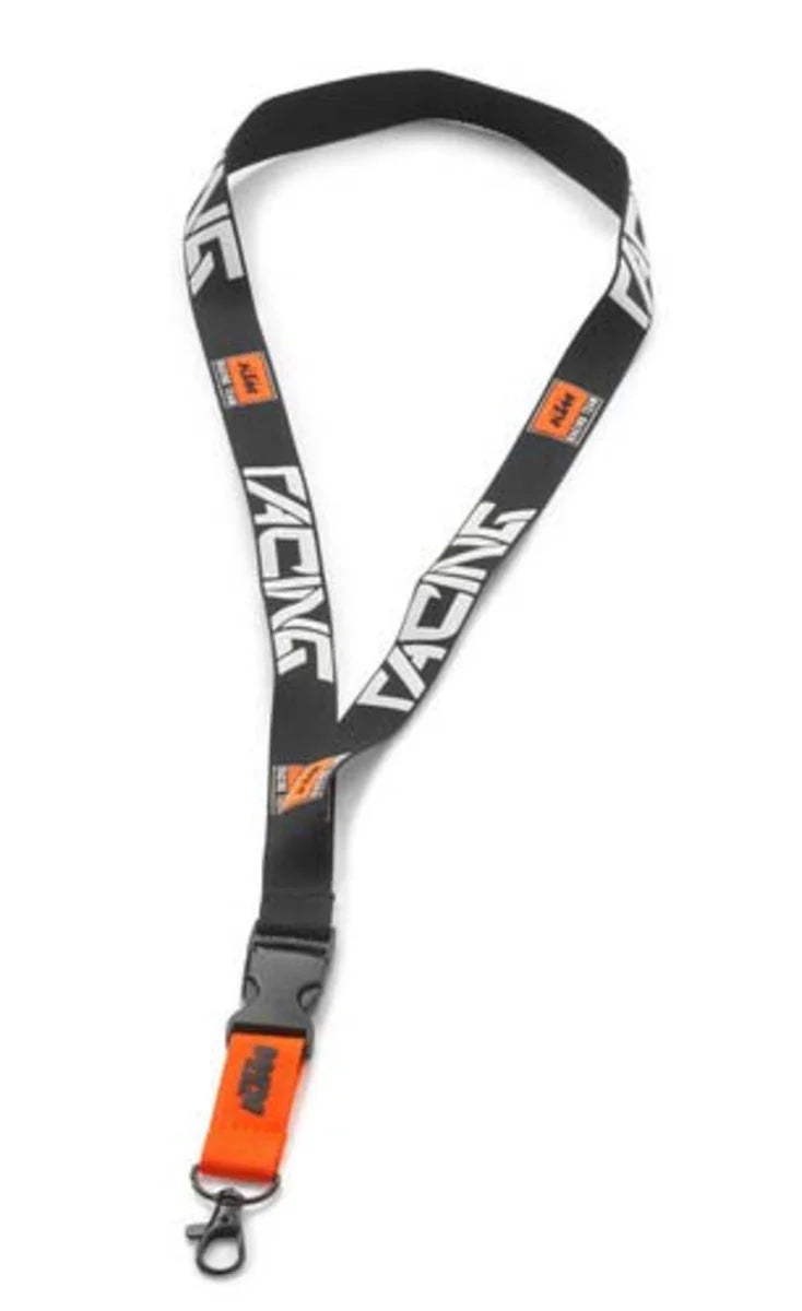 KTM Apparel Black KTM Team Lanyard 3PW240001400 Jorgensen Powersports