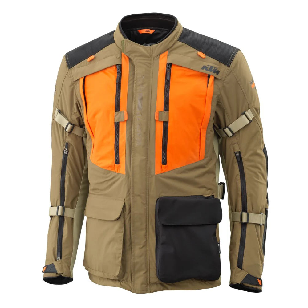 KTM Apparel KTM Terra Adventure V2 Jacket Safari Large 3PW230002894 9010544363159 Jorgensen Powersports