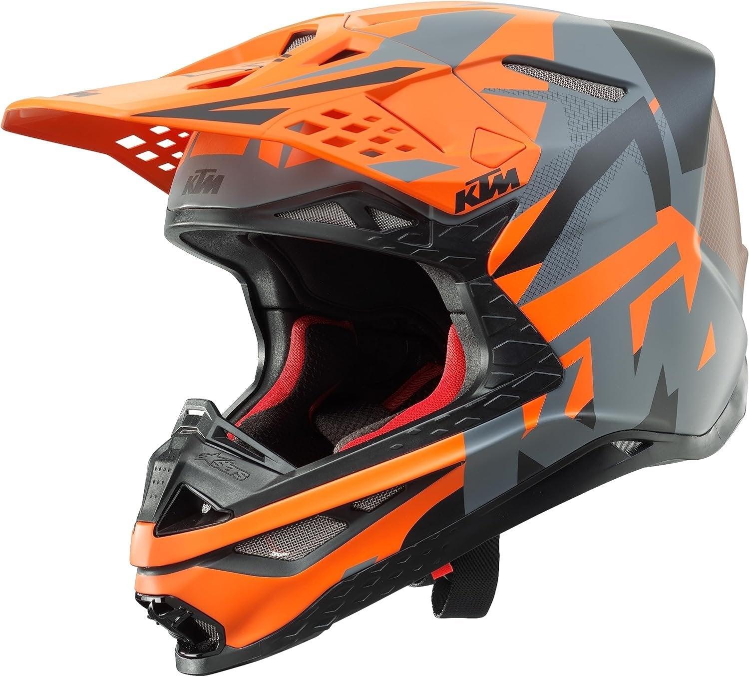 KTM Apparel Medium KTM Supertech M8 Helmet by Alpinestars UPW230008203 Jorgensen Powersports