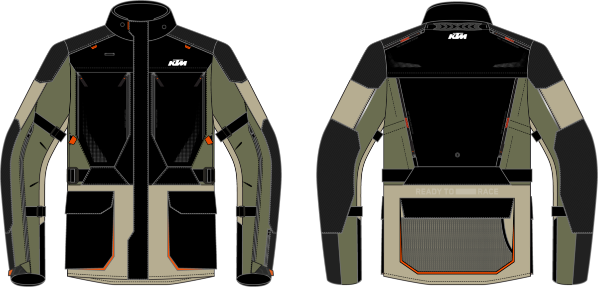 KTM Apparel Medium KTM Terra Adventure V3 Jacket 3PW250008703 Jorgensen Powersports