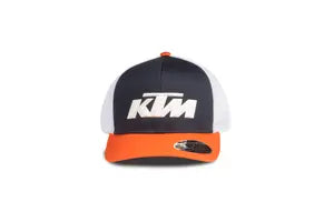 KTM Apparel Orange KTM Logo Trucker Hat 3PW250054200 Jorgensen Powersports
