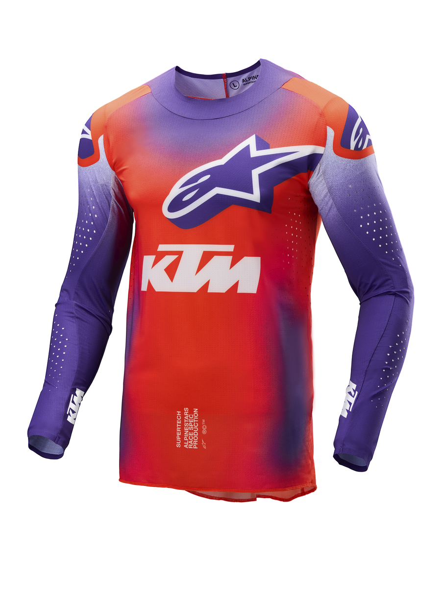 KTM Apparel Orange/Magenta/Violet / Small SUPERTECH XXV JERSEY 3PW250047502 Jorgensen Powersports