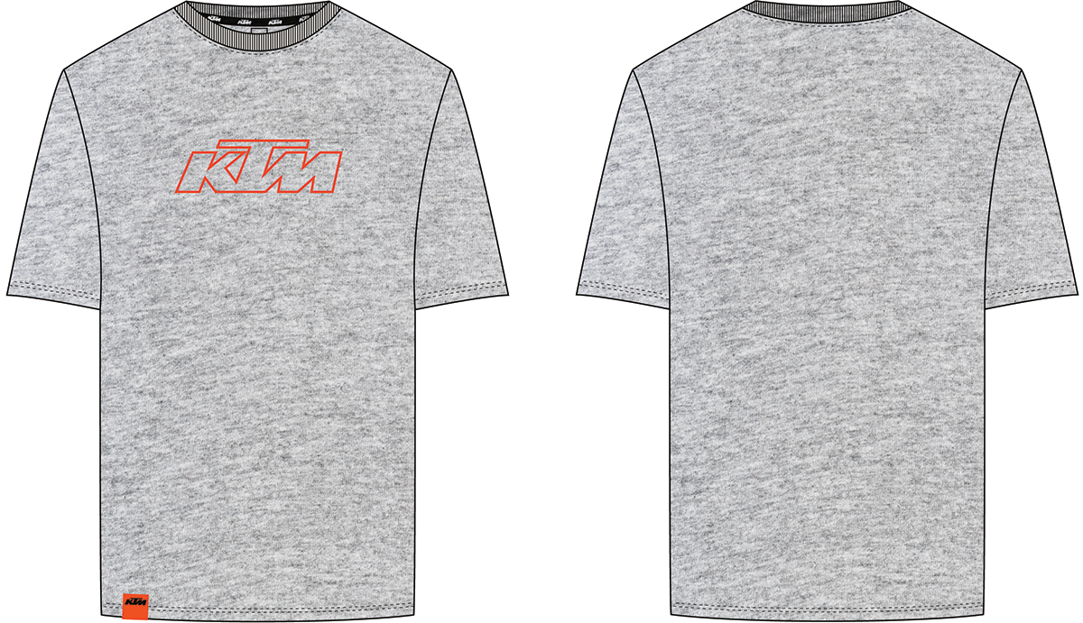 KTM Apparel Small / Grey KTM Essential Tee 3PW250016002 Jorgensen Powersports