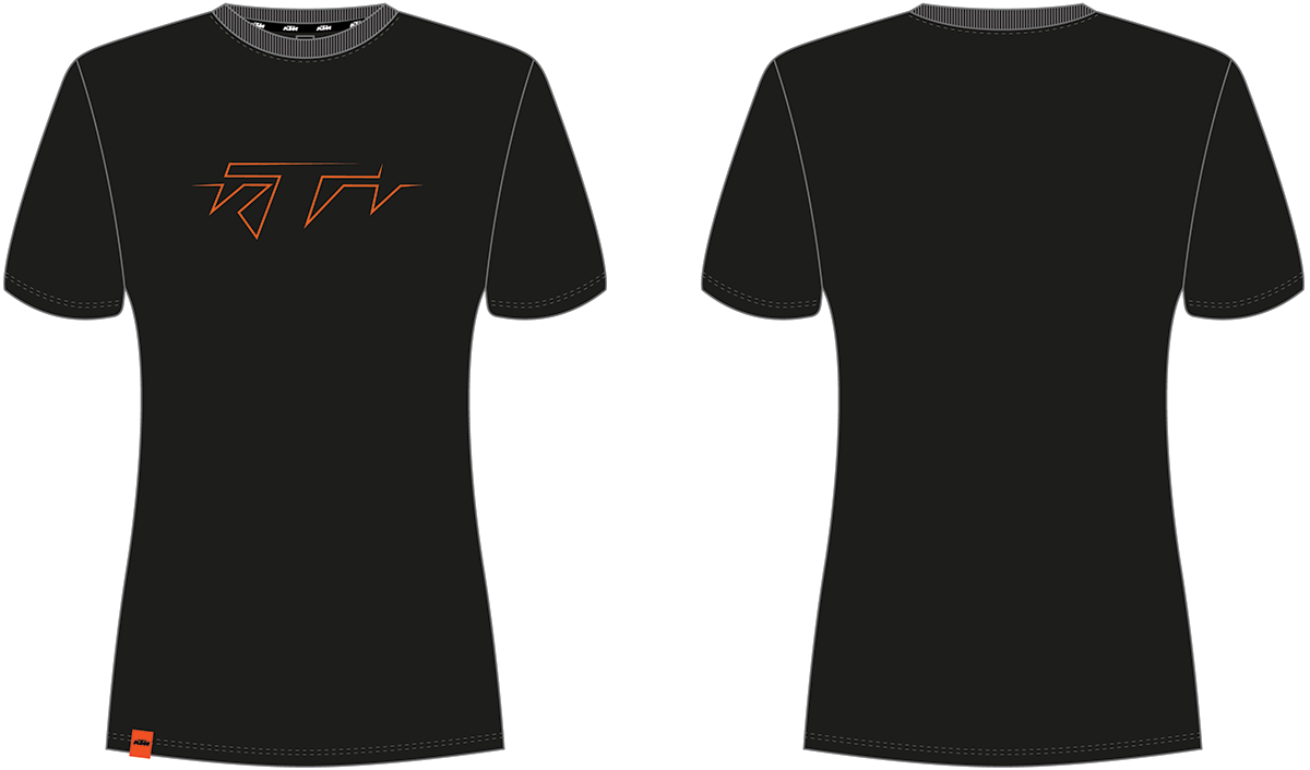 KTM Apparel Small KTM Women's Logo Tee 3PW250017602 Jorgensen Powersports