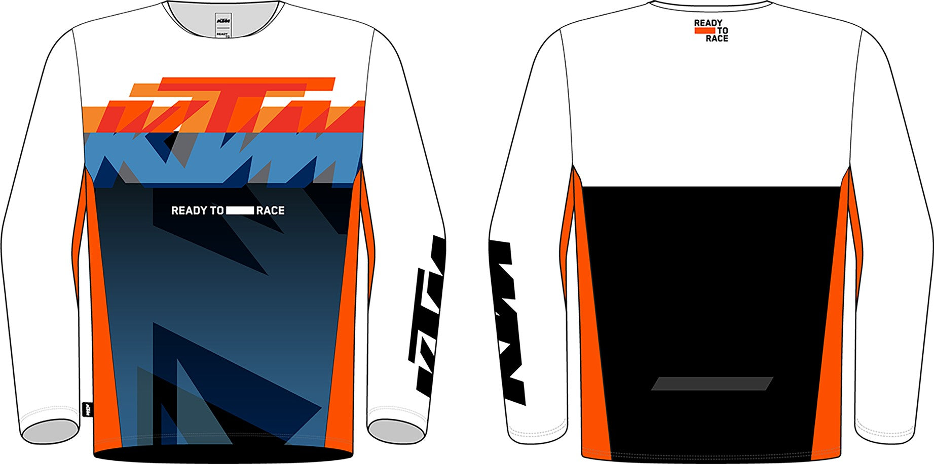 KTM Apparel Small / White KTM Pounce Jersey 3PW250007402 Jorgensen Powersports