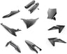 KTM Automotive Parts and Accessories Black KTM Plastic Parts Kit 00010000371K B Jorgensen Powersports