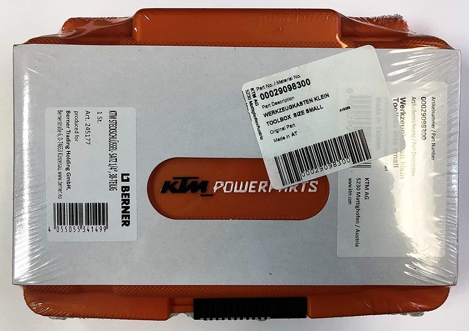 KTM Automotive Parts and Accessories KTM 38 Piece Tool Box Kit 00029098300 B Jorgensen Powersports