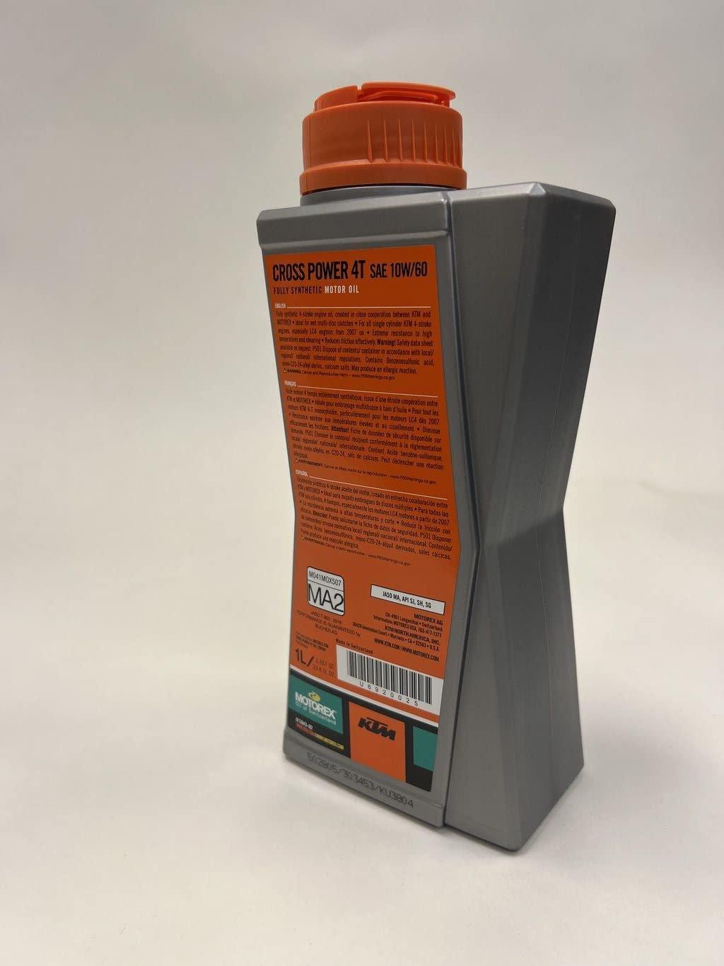 KTM Automotive Parts and Accessories KTM Cross Power 4T 10w/60 U6920025 Jorgensen Powersports