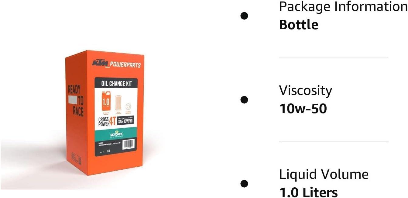 KTM Automotive Parts and Accessories KTM Oil Change Kit 1L 10w/50 U6921040 Jorgensen Powersports