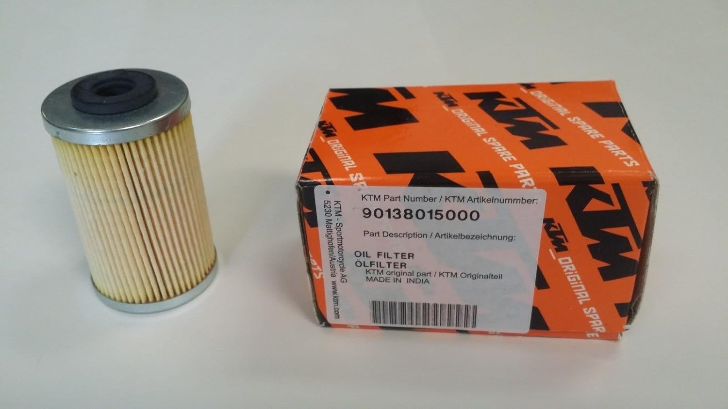 KTM Automotive Parts and Accessories KTM Oil Filter 90138015000 90138015000 Jorgensen Powersports