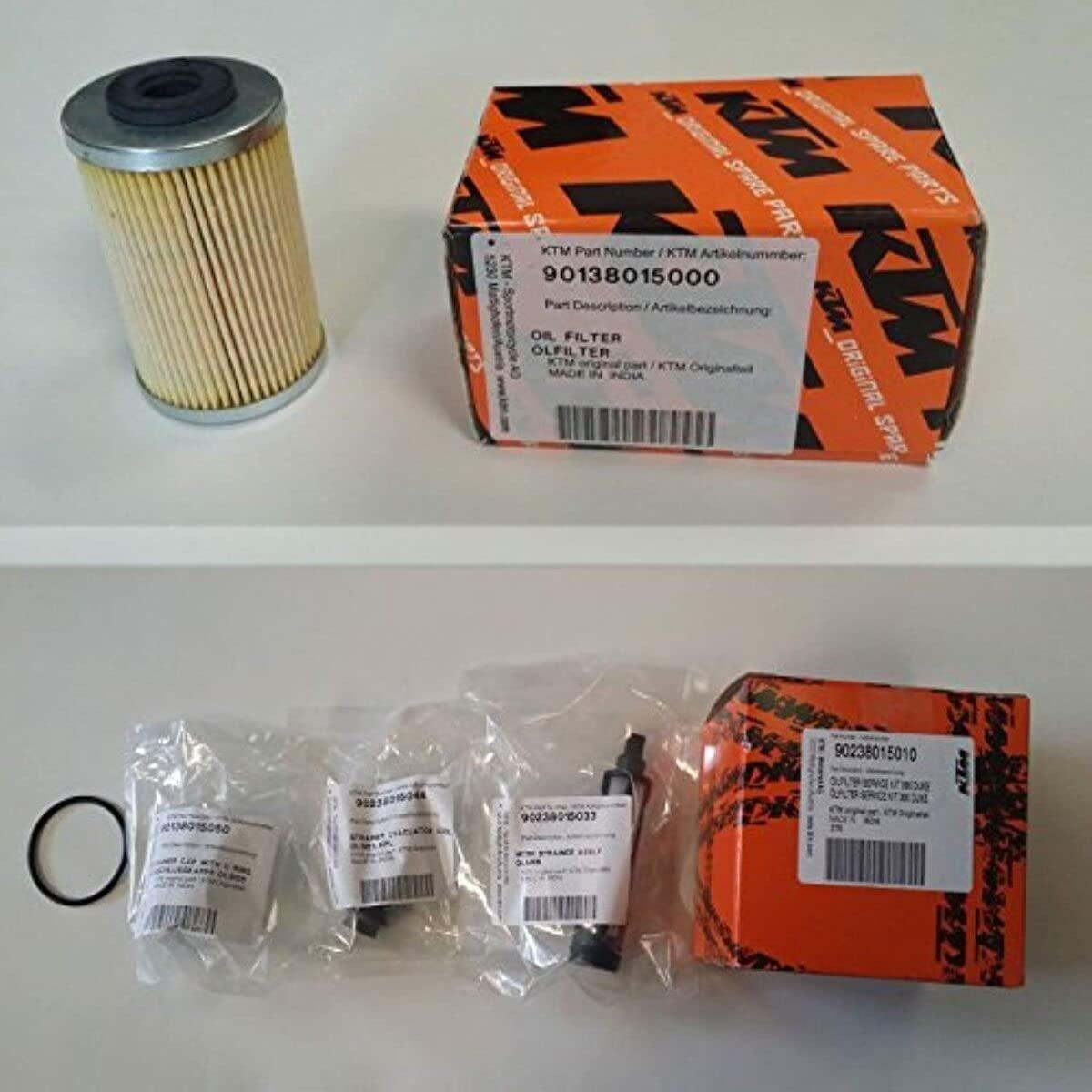 KTM Automotive Parts and Accessories KTM Oil Filter Service Kit 390 90238015010 Jorgensen Powersports