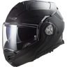 LS2 helmet Black / Small LS2 Advant X Solid Modular Motorcycle Helmet W/ SunShield 901-1012 6923221177716 Jorgensen Powersports