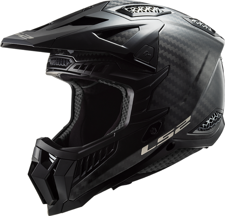 LS2 helmet Carbon Matte Black / Small LS2 X Force Solid Full Face MX Motorcycle Helmet 703-2002 6923221174517 Jorgensen Powersports