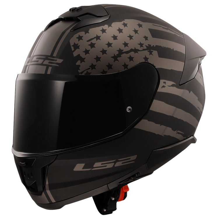 LS2 helmet Gray / Small LS2 Stream II America Full Face Motorcycle Helmet W/ SunShield 808-1132 6923221188460 Jorgensen Powersports