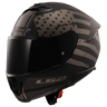 LS2 helmet Gray / Small LS2 Stream II America Full Face Motorcycle Helmet W/ SunShield 808-1132 6923221188460 Jorgensen Powersports