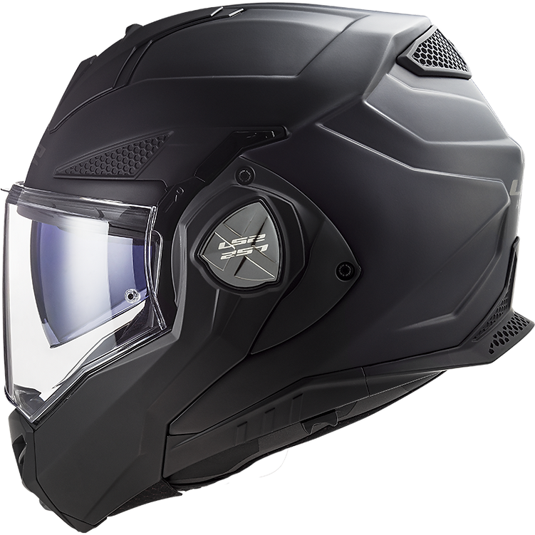 LS2 helmet LS2 Advant X Solid Modular Motorcycle Helmet W/ SunShield Jorgensen Powersports