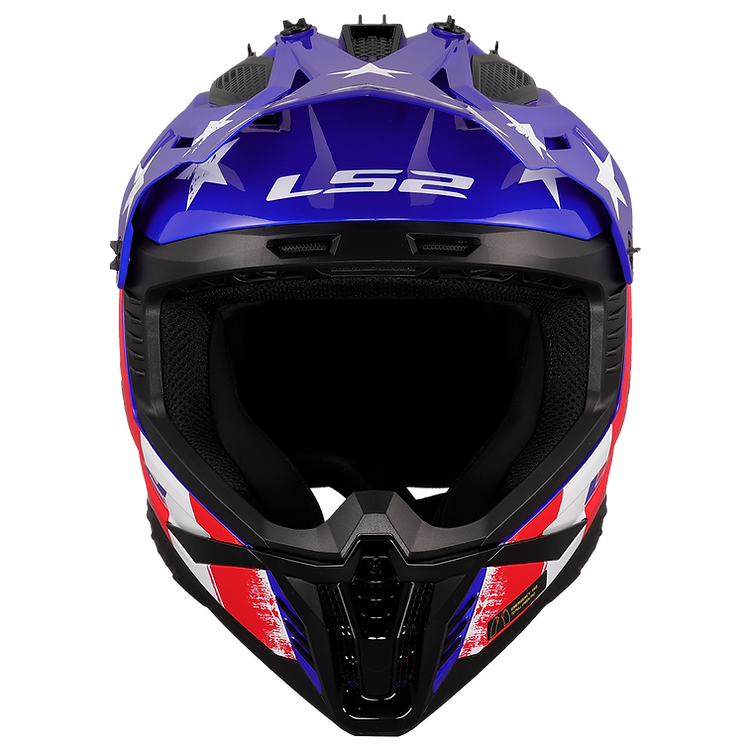 LS2 helmet LS2 Gate II Solid Full Face MX Motorcycle Helmet Jorgensen Powersports