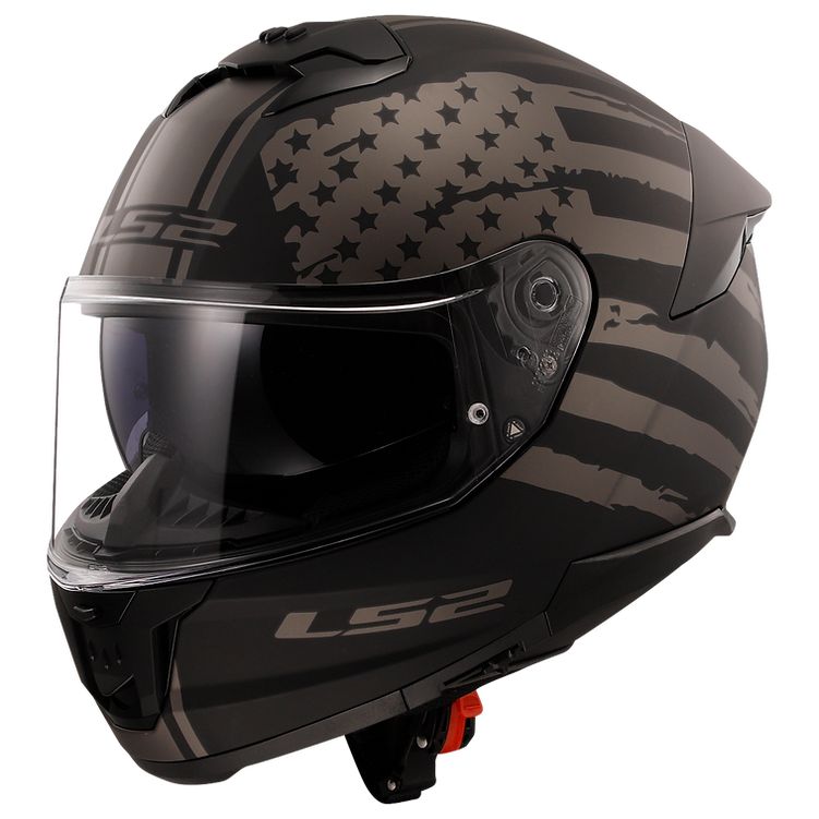 LS2 helmet LS2 Stream II America Full Face Motorcycle Helmet W/ SunShield Jorgensen Powersports