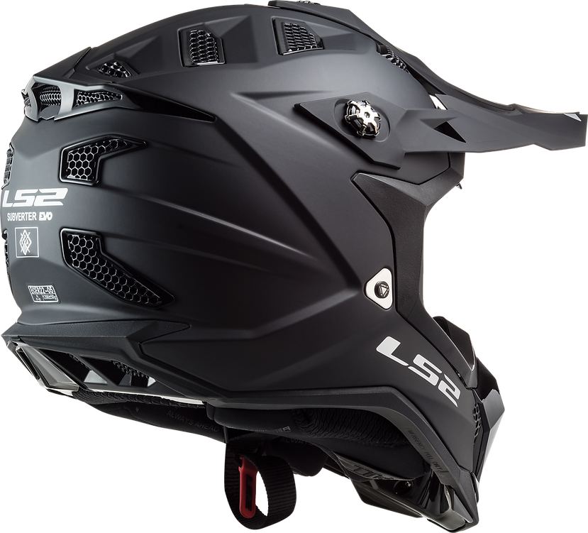 LS2 helmet LS2 Subverter Evo Solid Full Face MX Motorcycle Helmet Jorgensen Powersports