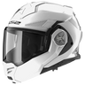 LS2 helmet White / Small LS2 Advant X Solid Modular Motorcycle Helmet W/ SunShield 901-1022 6923221177785 Jorgensen Powersports
