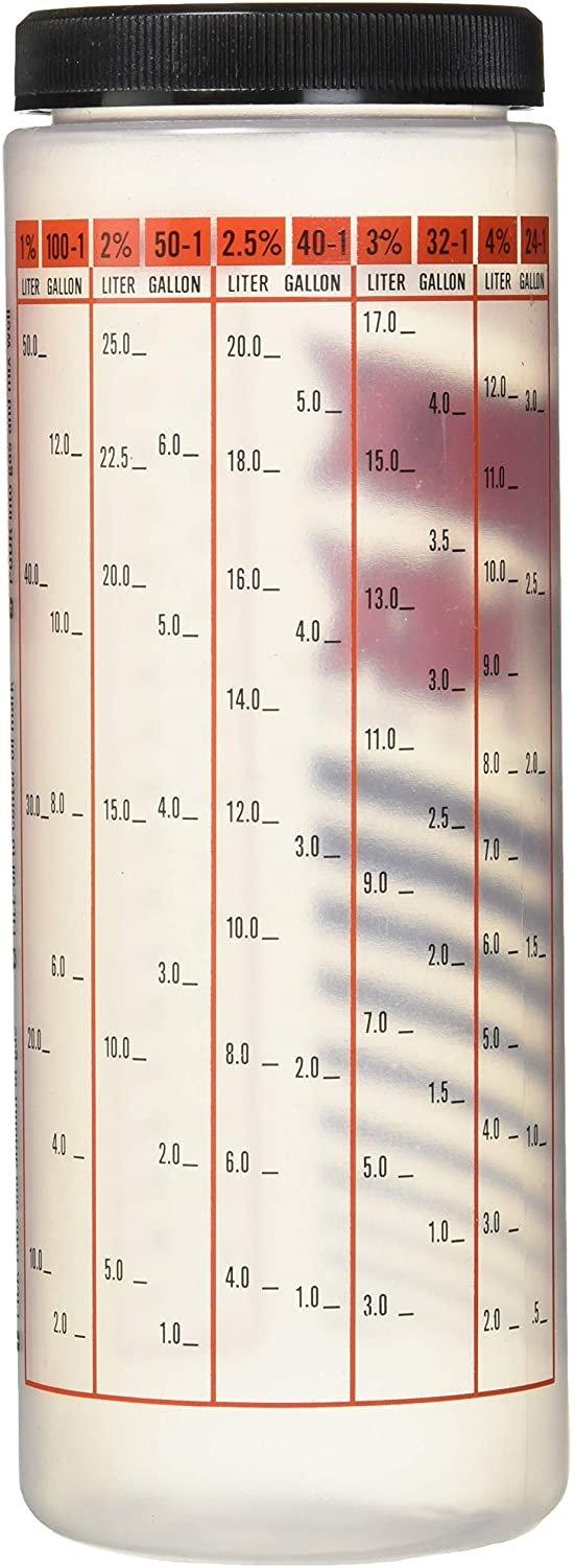 Maxima Automotive Parts and Accessories Maxima Quick-2-Mix Oil/Gas Ratio Mixing Bottle - 20oz Capacity 78-9830 Jorgensen Powersports
