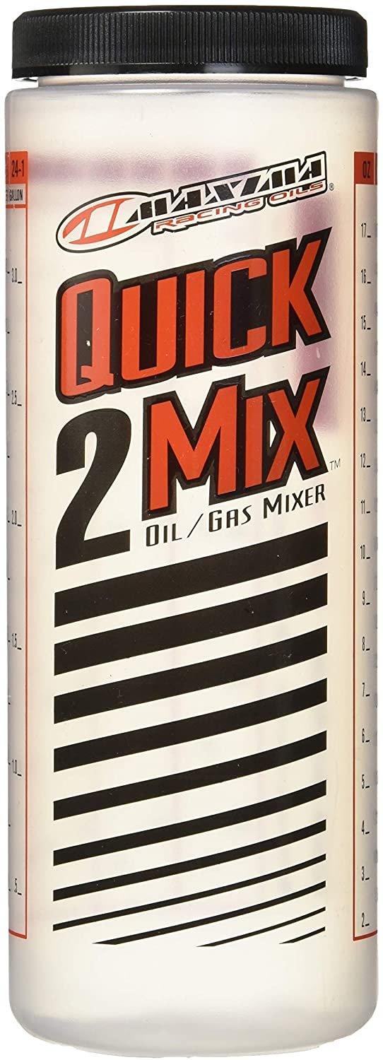 Maxima Automotive Parts and Accessories Maxima Quick-2-Mix Oil/Gas Ratio Mixing Bottle - 20oz Capacity 78-9830 Jorgensen Powersports
