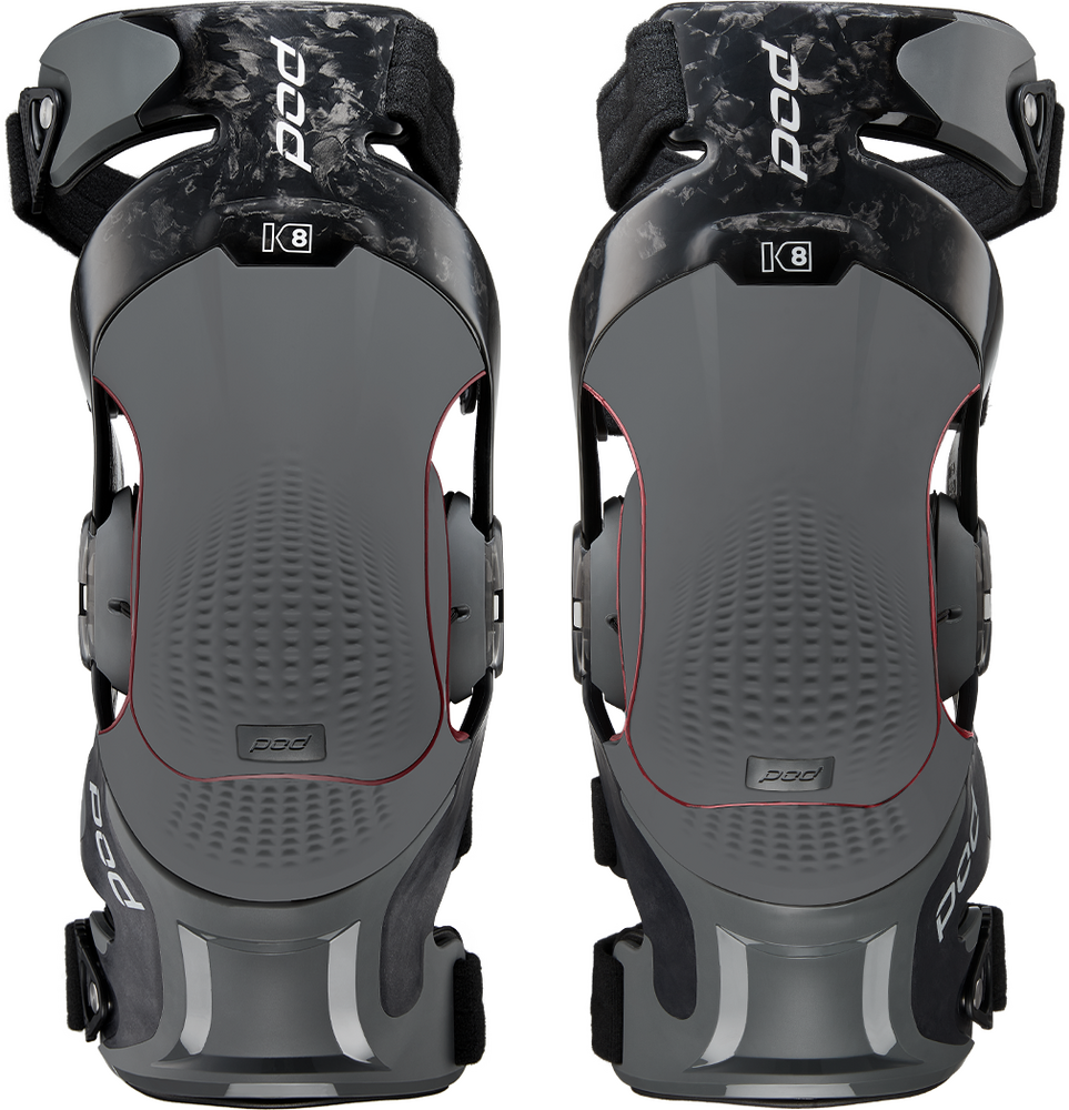 POD Protection POD K8 3.0 KNEE BRACE CARBON (Pair) Jorgensen Powersports