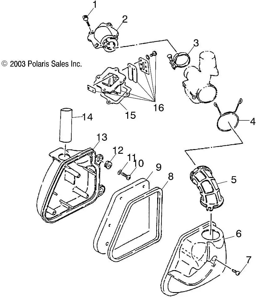 Polaris Automotive Parts and Accessories Polaris Air Cleaner Element 0450073 0450073 00194722502581 Jorgensen Powersports