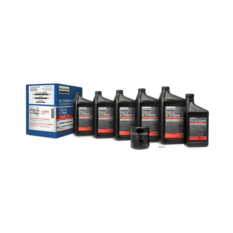 Polaris Automotive Parts and Accessories Polaris Extreme Full Synthetic Oil Change Kit 2890881 2890881 00197915036061 Jorgensen Powersports